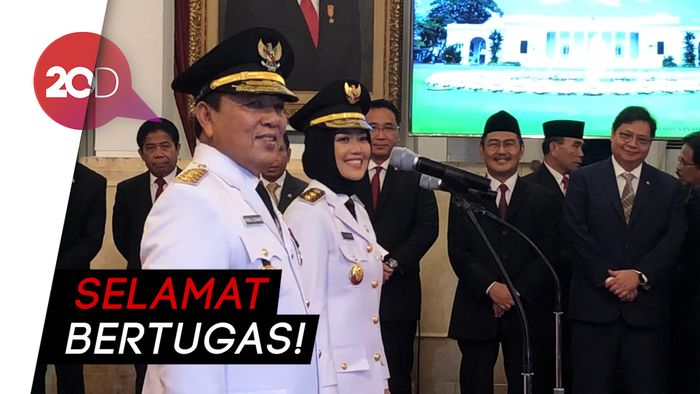 Jokowi Lantik Arinal Djunaidi Jadi Gubernur Lampung