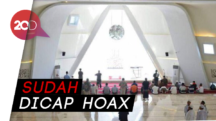 Kominfo Pastikan Masjid Rancangan Ridwan Kamil Iluminati Hoax