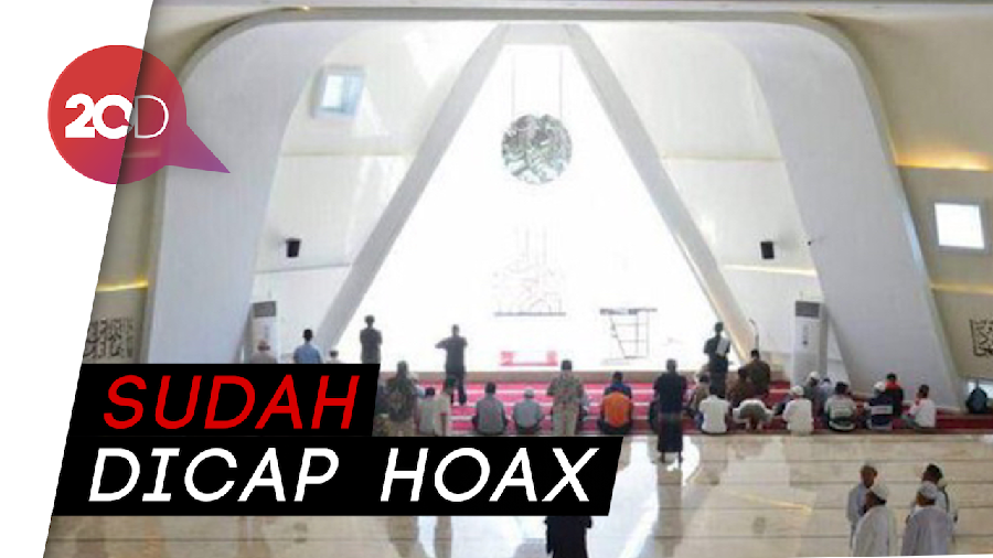 Kominfo Pastikan Masjid Rancangan Ridwan Kamil Iluminati Hoax