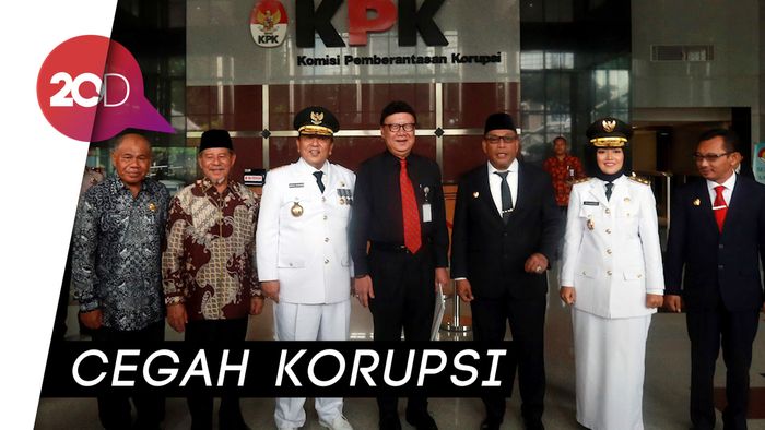 Mendagri Ajak 3 Gubernur-Wagub Baru Diskusi Cegah Korupsi ke KPK
