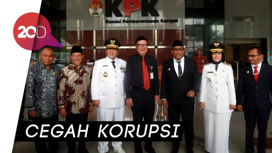 Mendagri Ajak 3 Gubernur-Wagub Baru Diskusi Cegah Korupsi ke KPK