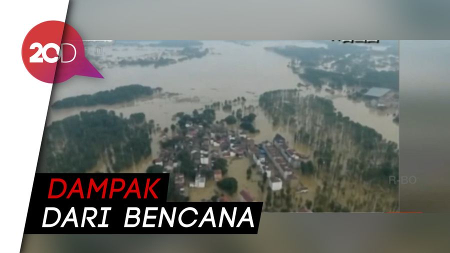 Banjir dan Longsor Landa Tiongkok , Ekonomi Rugi Triunnan