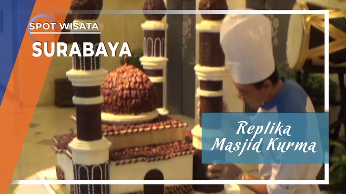 Replika Masjid Kurma dan Coklat Surabaya