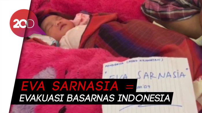 Dievakuasi Tim SAR dari Banjir, Bayi Ini Diberi Nama Eva Sarnasia