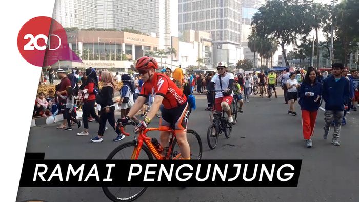 Usai Lebaran, CFD Kembali Dipadati Warga