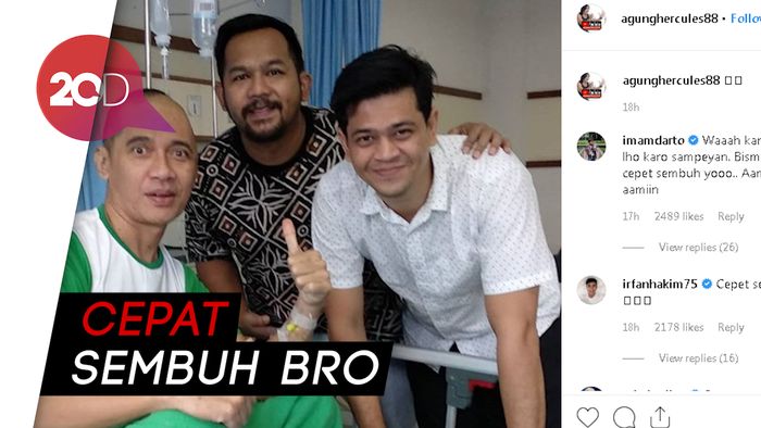 Harapan Deddy Corbuzier untuk Kesembuhan Agung Hercules
