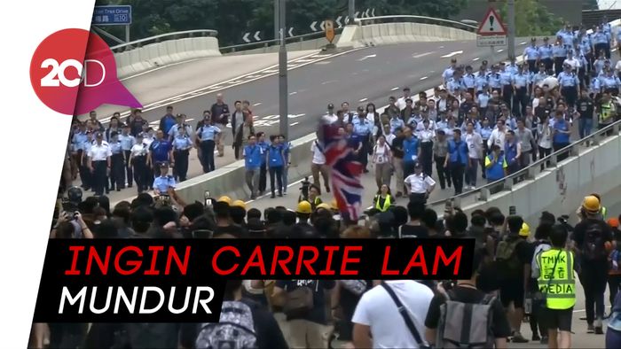 Massa di Hong Kong Tak Kunjung Surut