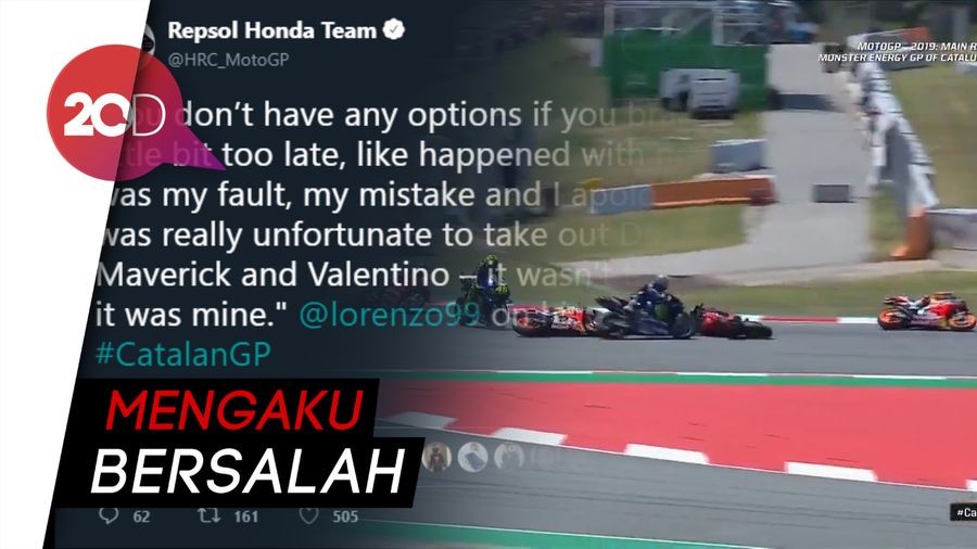  Permintaan Maaf Lorenzo untuk Rossi, Vinales dan Dovizioso