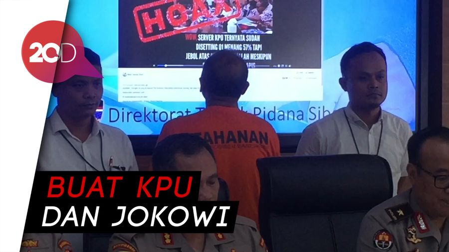 Tersangka  Kreator Hoax soal Server KPU Minta Maaf