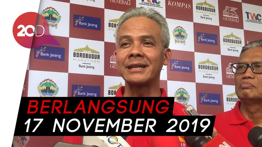 Jelang Borobudur Marathon, Ganjar Beri Saran Bisnis untuk Masyarakat