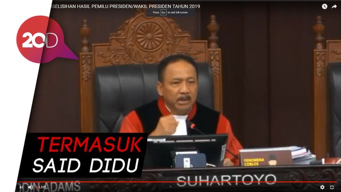 2 Ditarik, Total Jumlah Saksi Prabowo Jadi 14 Orang