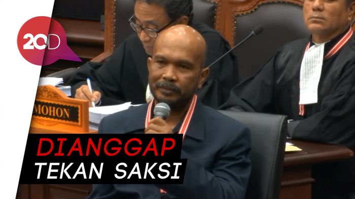 Anggap Hakim MK Tekan Saksi, BW Interupsi dan Diancam Dikeluarkan