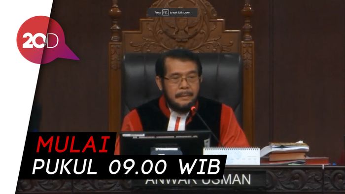 Sidang Ditutup, Dilanjutkan Pemeriksaan Saksi Bawaslu Besok