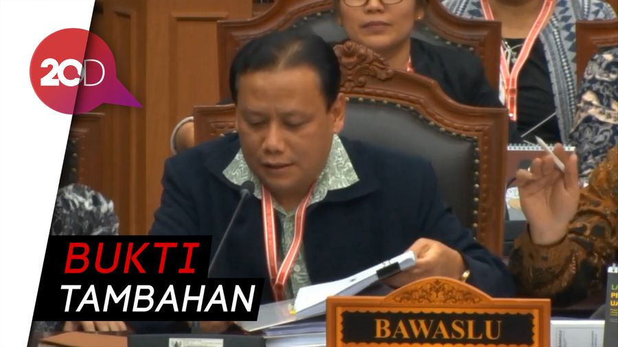 Bawaslu Kembali Berikan 2 Bukti Tambahan di Sidang MK