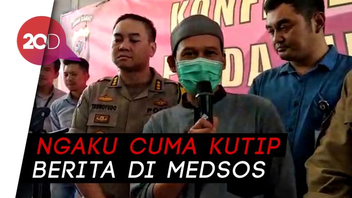 Jadi Tersangka, Rahmat Baequni: Saya Cuma Kutip Berita di Medsos