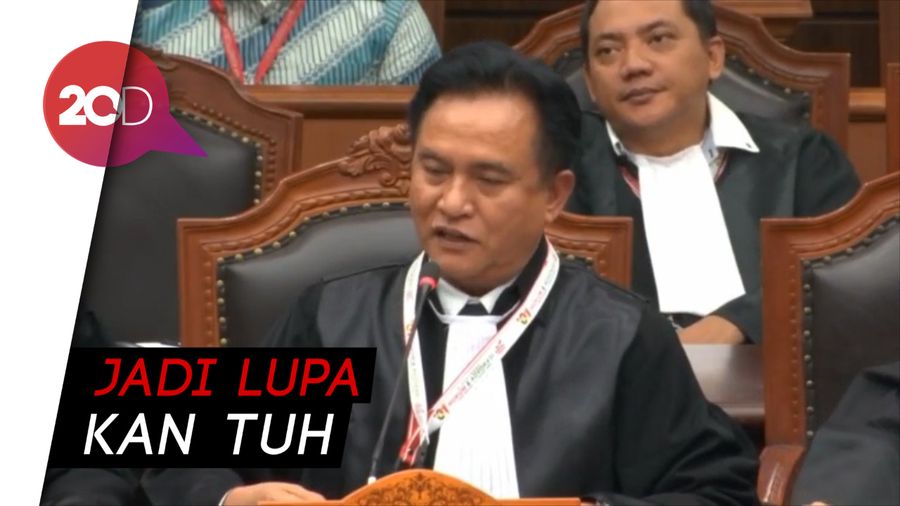 Momen Yusril Lupa Pertanyaannya Sendiri di Sidang MK 