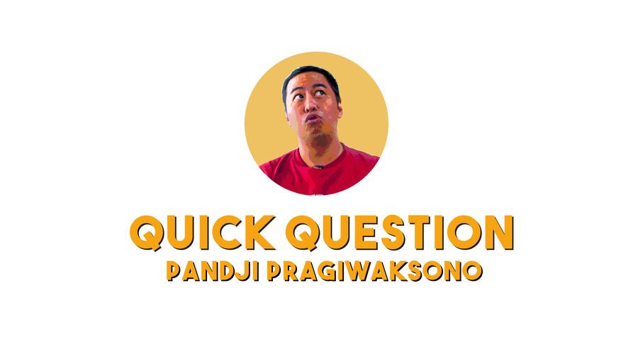 Quick Question Challenge Bareng Pandji Pragiwaksono