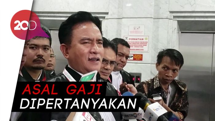 Saksi 01 Dicecar soal Gaji Tenaga Ahli, Yusril: Tak Ada Relevansinya