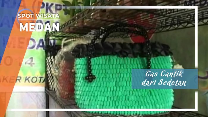 Tas Cantik Dari Sedotan Medan