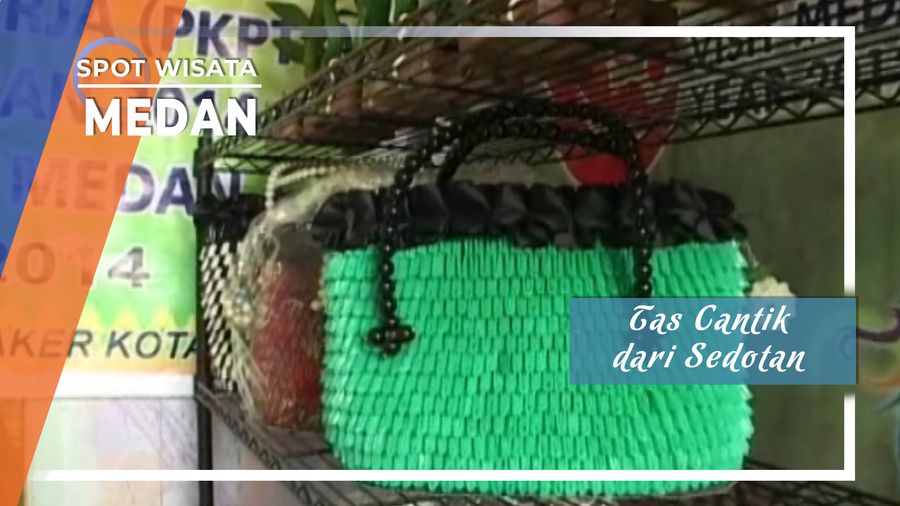 Tas Cantik Dari Sedotan Medan