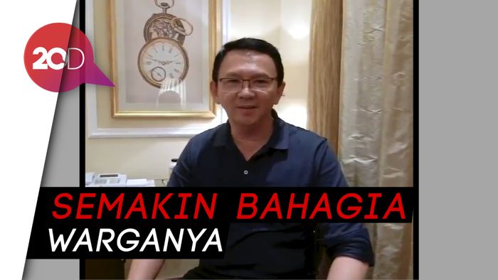 HUT Jakarta, Ahok: Semoga Dompet dan Perut Warganya Penuh