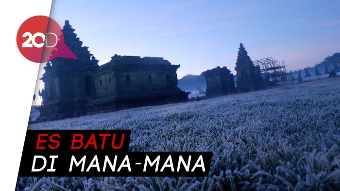 Kala Dieng Dibekap Suhu Minus 9 Derajat Celsius