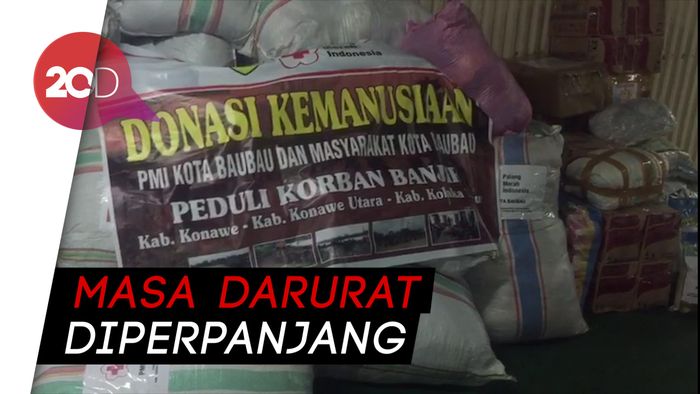 Lewat Feri, PMI Baubau Kirim Bantuan Bagi Korban Banjir Sultra