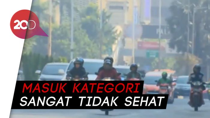 Jakarta Hari Ini Jadi Kota Berkualitas Udara Terburuk di Dunia