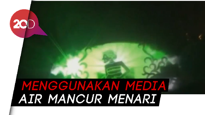 Spektakuler! Seni 3D Air Mancur Menari di Saloka Theme Park