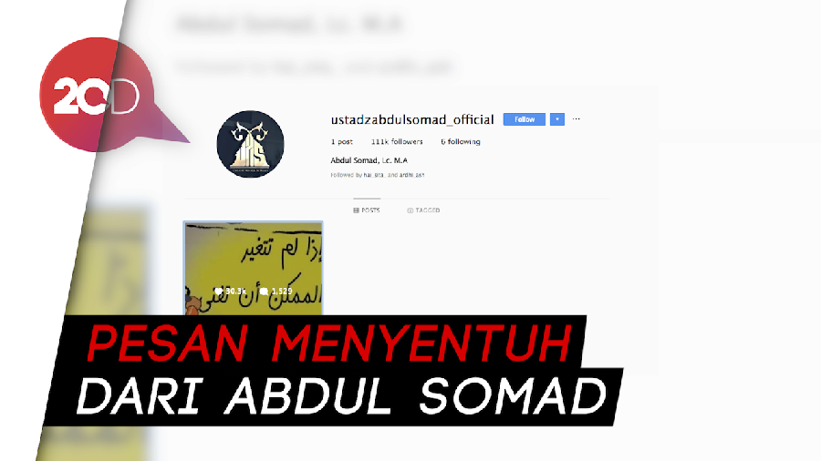 Instagram Mati Suri Usai Diretas, Ustaz Abdul Somad Bikin Akun Baru