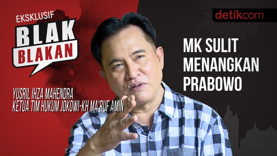 Tonton Blak-blakan Yusril Ihza Mahendra: MK Sulit Menangkan Prabowo