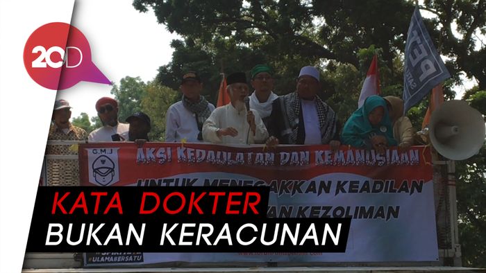 Ada Kabar Peserta Aksi di Patung Kuda Tewas Keracunan, Ternyata Hoax