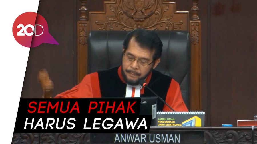 MK Tolak Gugatan Prabowo-Sandi