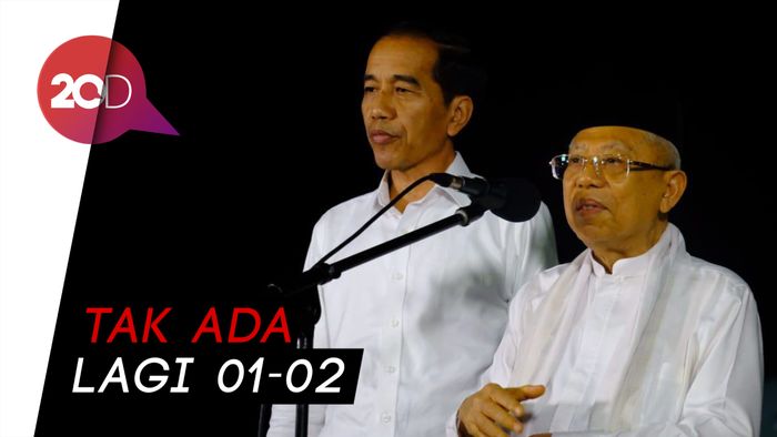 Pidato Kemenangan Jokowi-Maruf Pascaputusan MK
