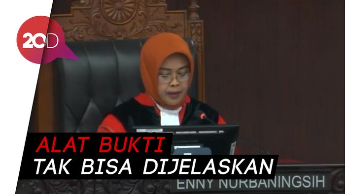 Suara 02 Berkurang, MK: Situng Bukan Basis Rekapitulasi