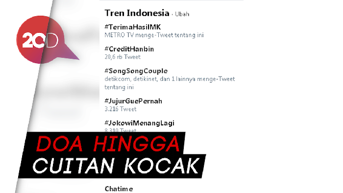 #TerimaHasilMK Menggema di Twitter