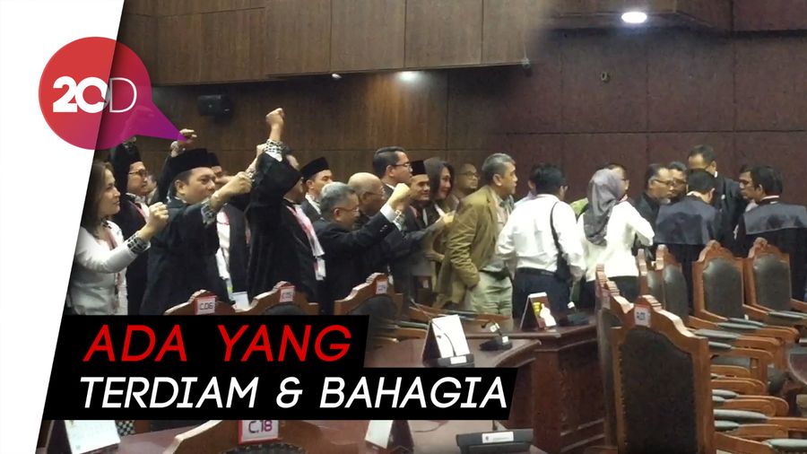 Beda Ekspresi Peserta Sidang Usai Putusan MK Dibacakan