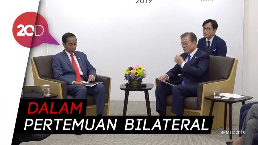 Bertemu Presiden Korsel, Jokowi Dapat Ucapan Selamat Menang Pilpres