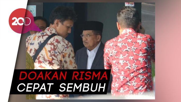 Ditemani Emil Dardak, Jusuf Kalla Jenguk Risma