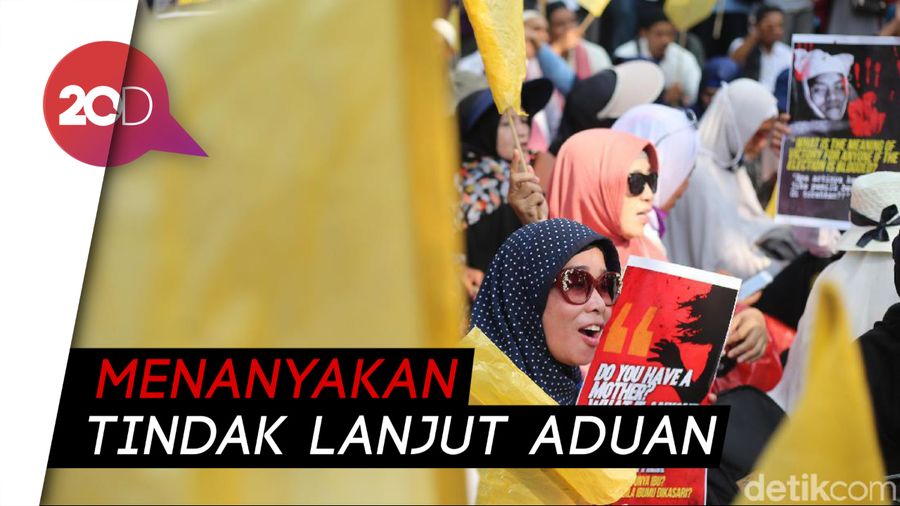 Ke Komnas HAM Bawa Bendera Kuning, Massa Minta Usut Kasus 22 Mei