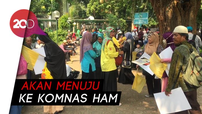 Massa Tuntut Pengusutan Korban 21-22 Mei Mulai Padati Masjid Sunda Kelapa
