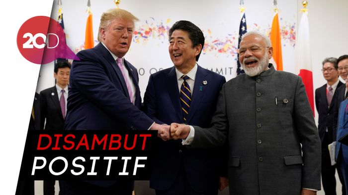 Trump, Abe dan Modi Diskusi di KTT G-20, Bahas Apa?