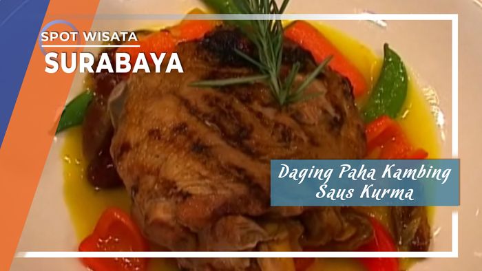 Daging Paha Kambing Saus Kurma Surabaya