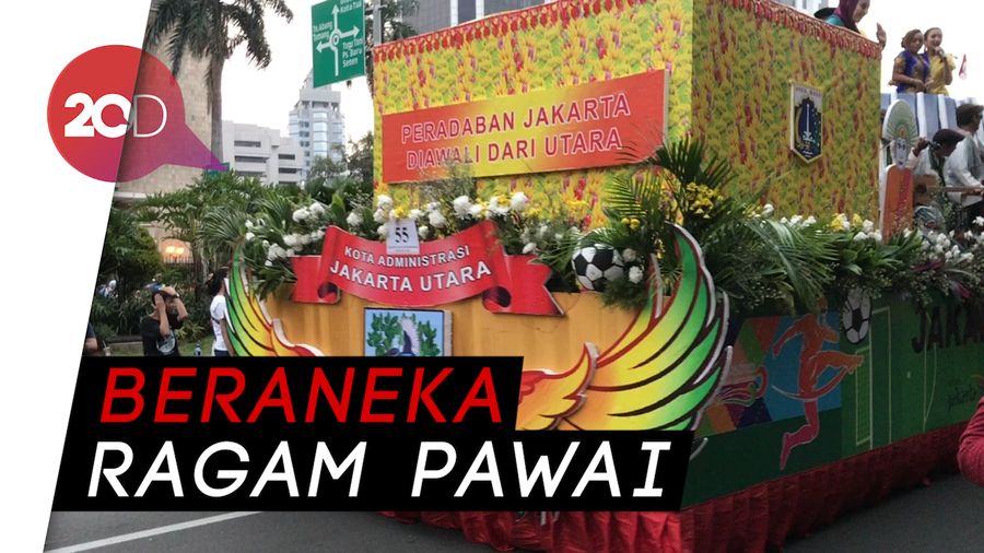 Ada Ribuan Peserta Meriahkan Jakarnaval 2019