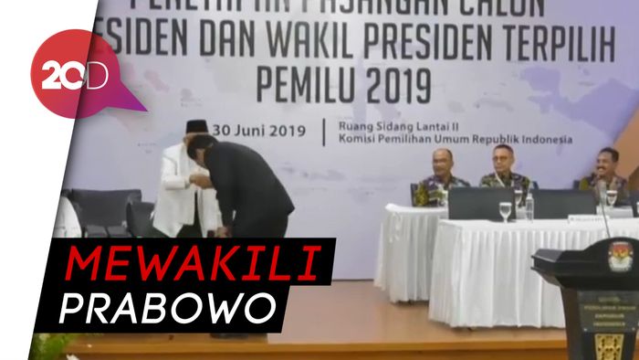 Video Timses Prabowo Salami Jokowi Terima Keputusan KPU
