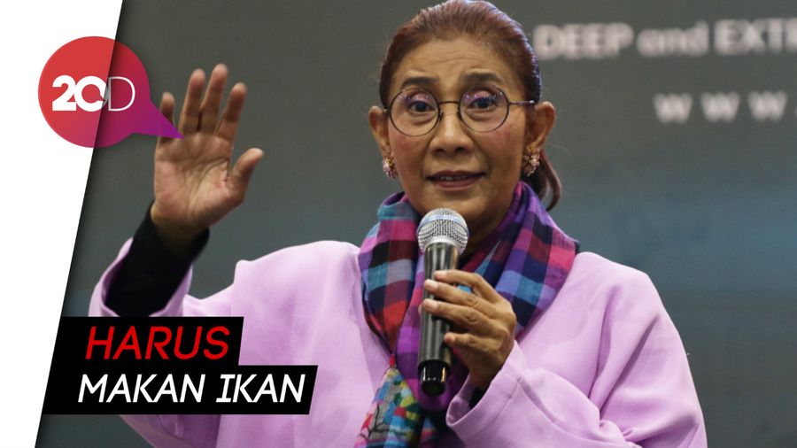 Menteri Susi Luncurkan Program Aisu Maki di Surabaya