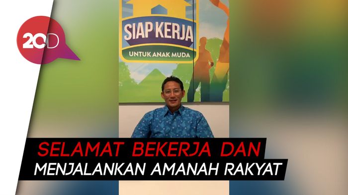 Sandiaga Ucapkan Selamat ke Jokowi-Maruf 