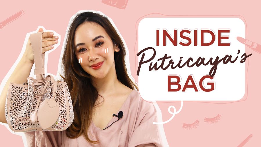 Isi Tas Putricaya, Inside Her Makeup Pouch