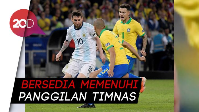 Gagal di Copa America, Messi Belum Akan Pensiun dari Timnas Argentina