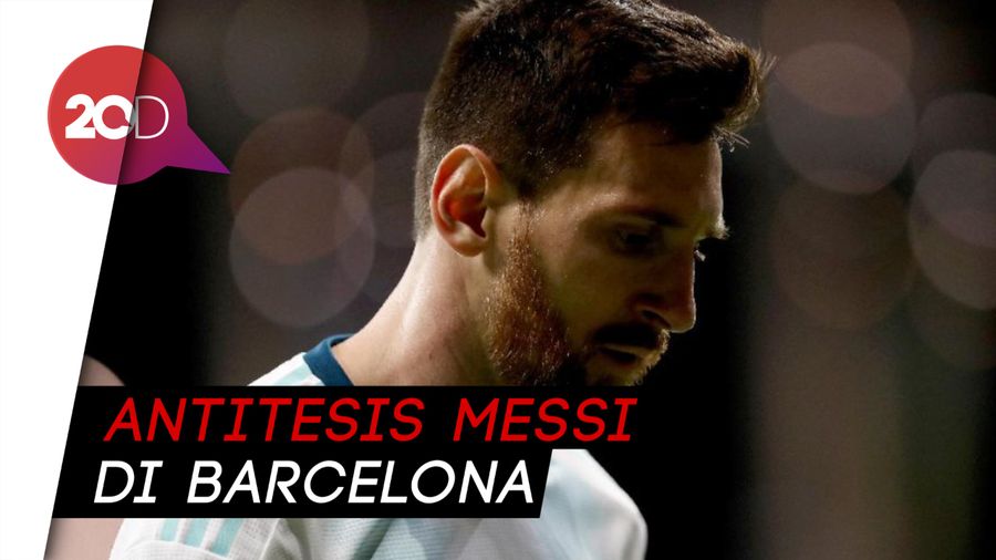 Messi-nya Argentina Tak Pernah Juara di Sembilan Turnamen